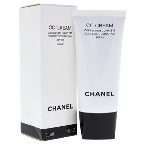 chanel cc cream beige 50|tinted moisturizer with spf 50.